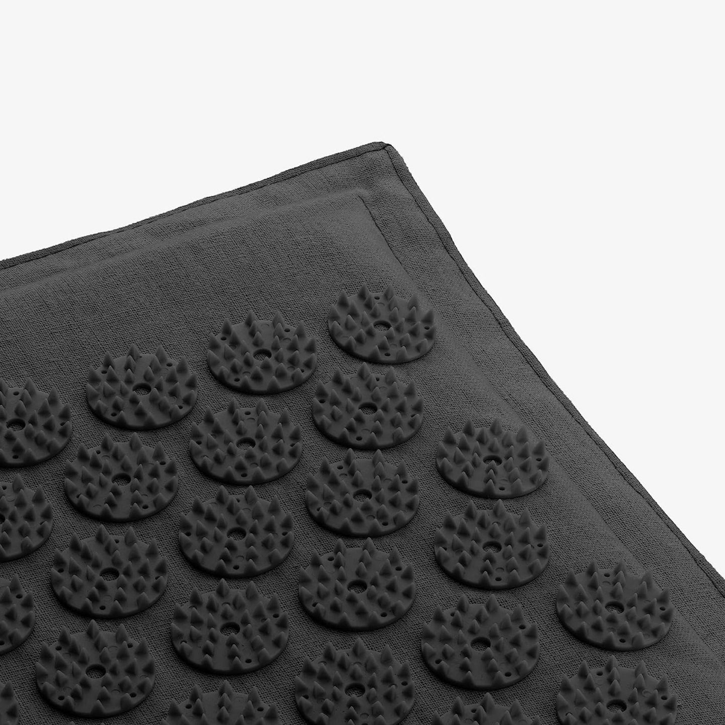 Acupressure Mat with Pillow and Bag - Black