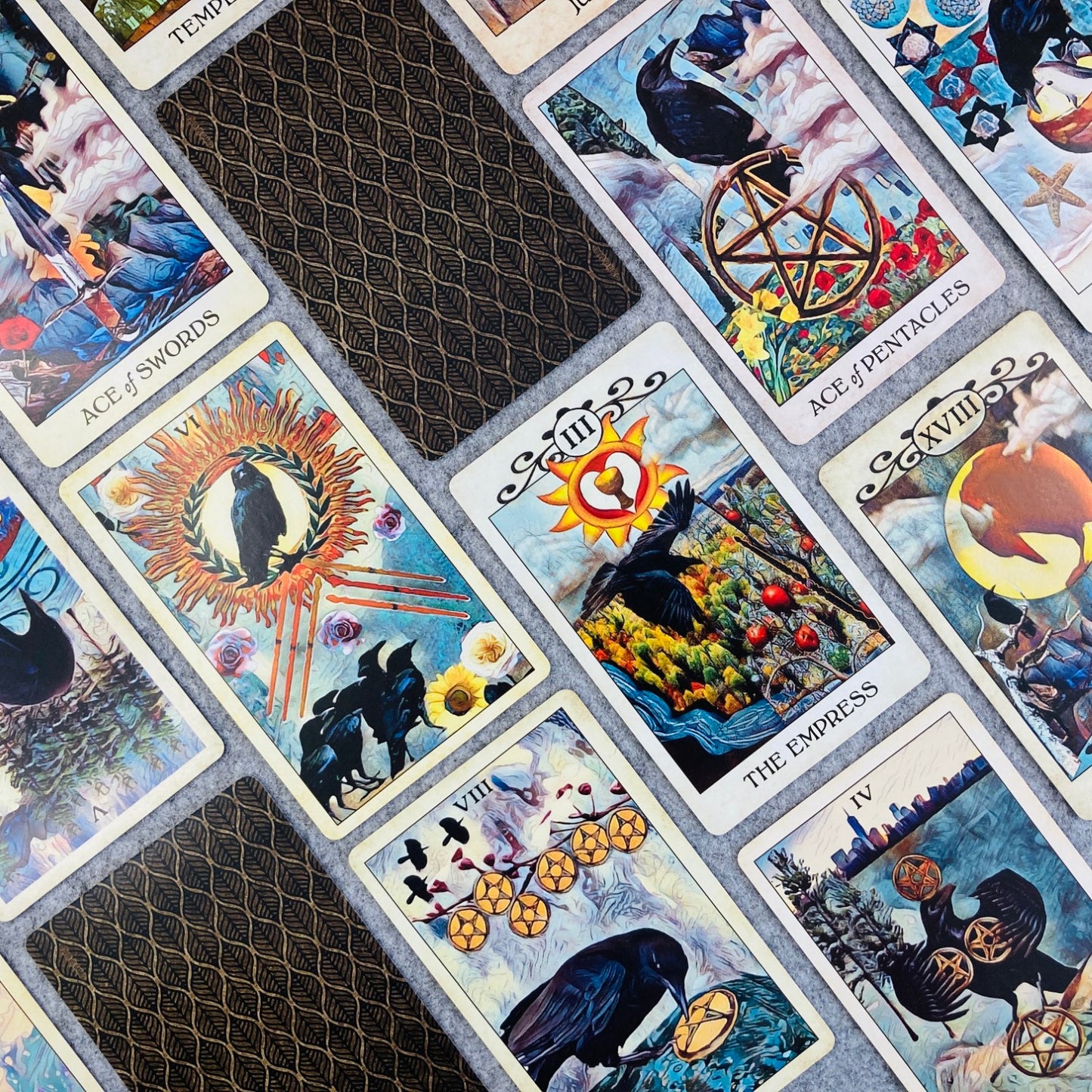 Crow Tarot Cards (MJ Cullinane)