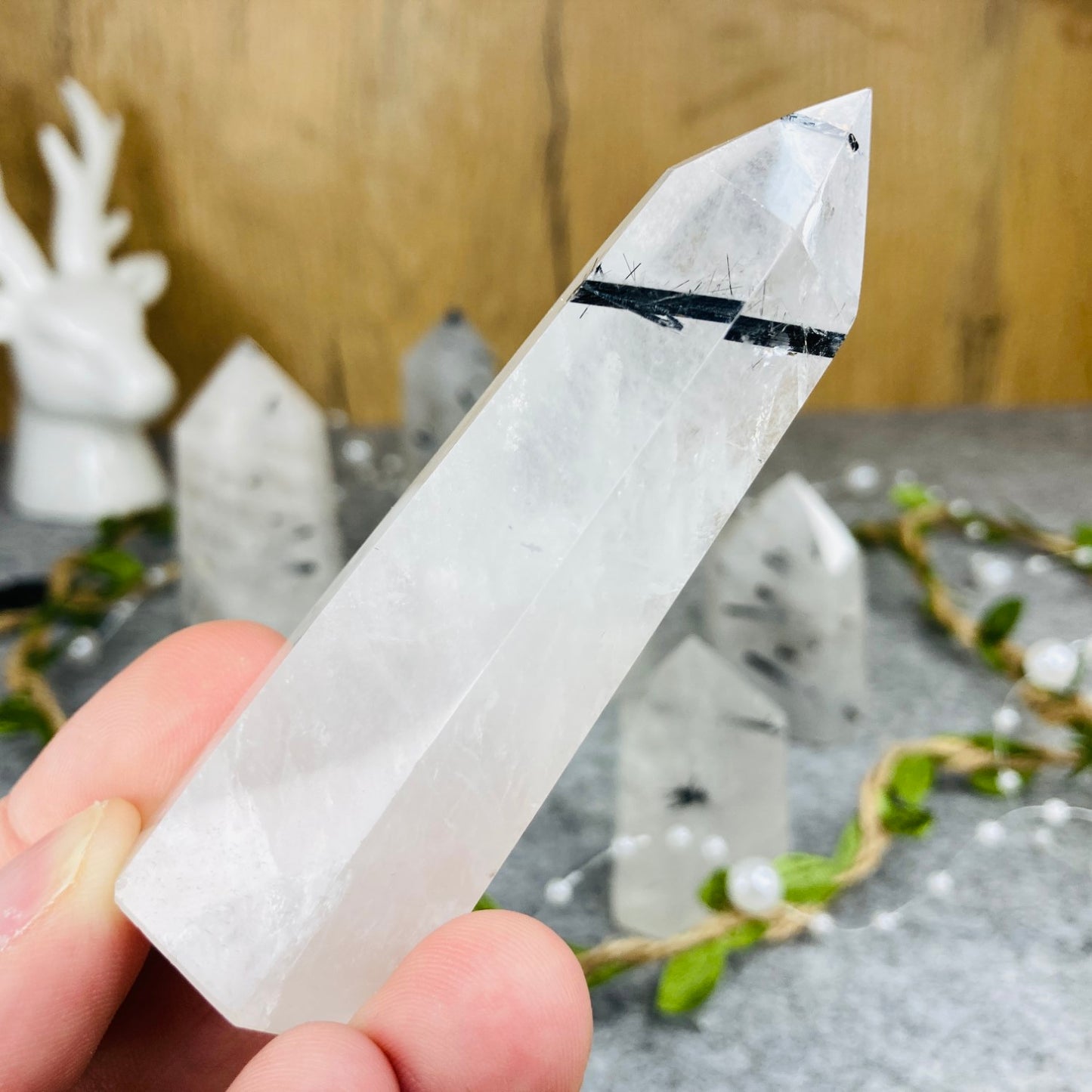 Tourmalinated Quartz - Tower