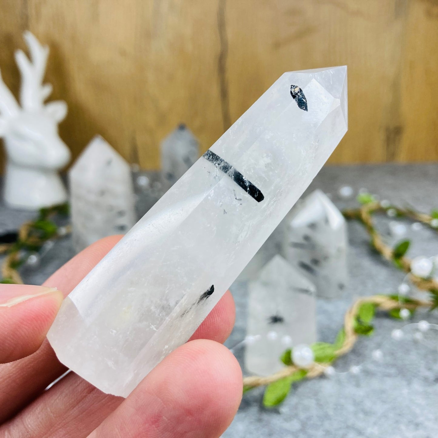 Tourmalinated Quartz - Tower