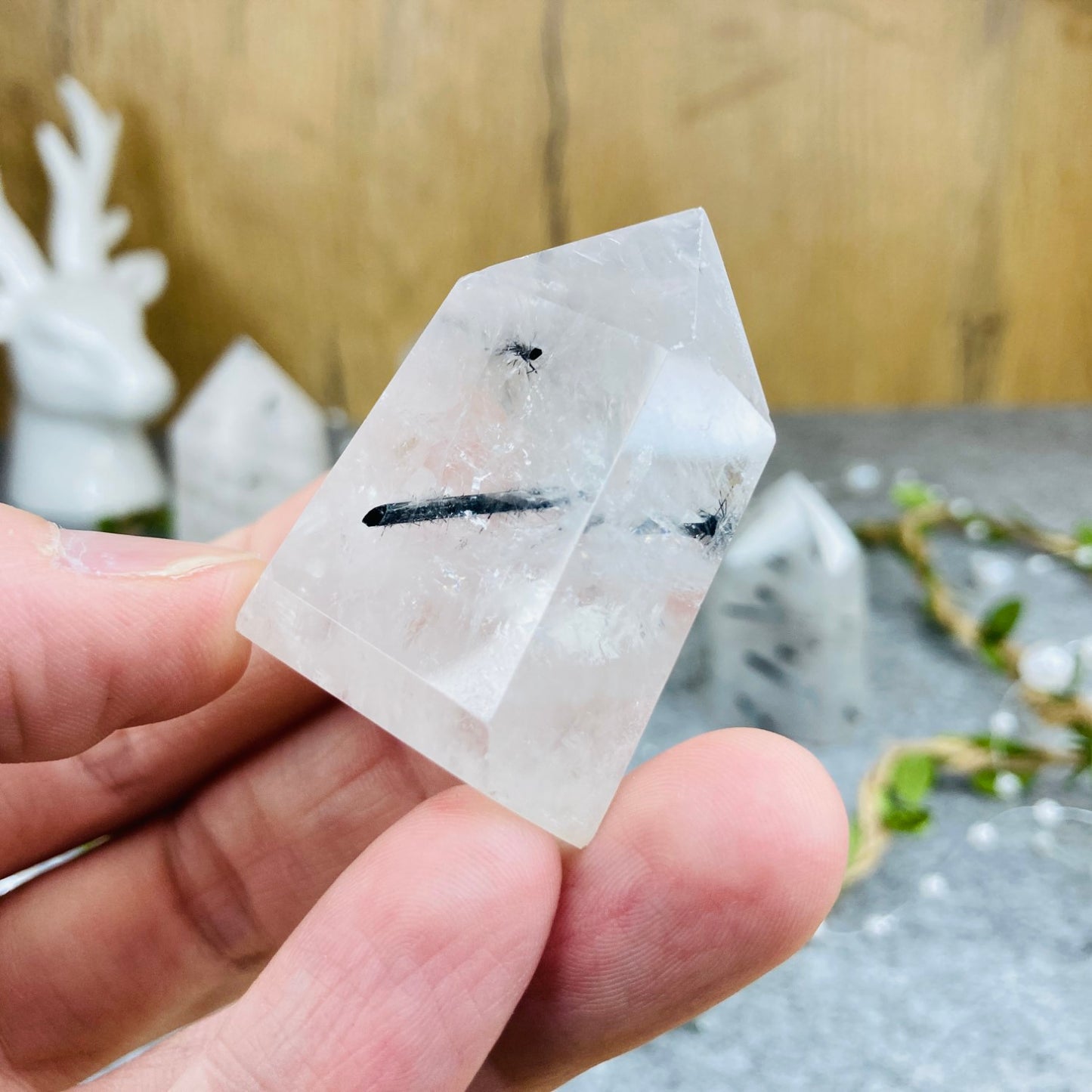 Tourmalinated Quartz - Tower