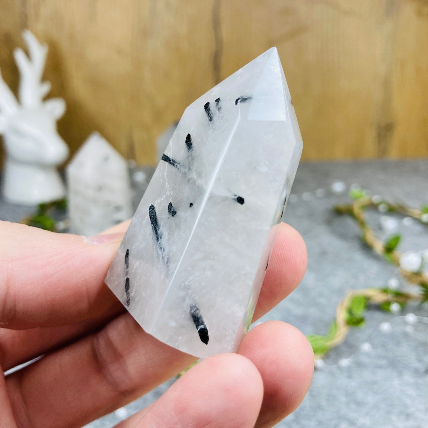 Tourmalinated Quartz - Tower