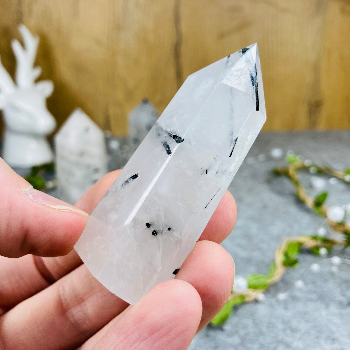 Tourmalinated Quartz - Tower