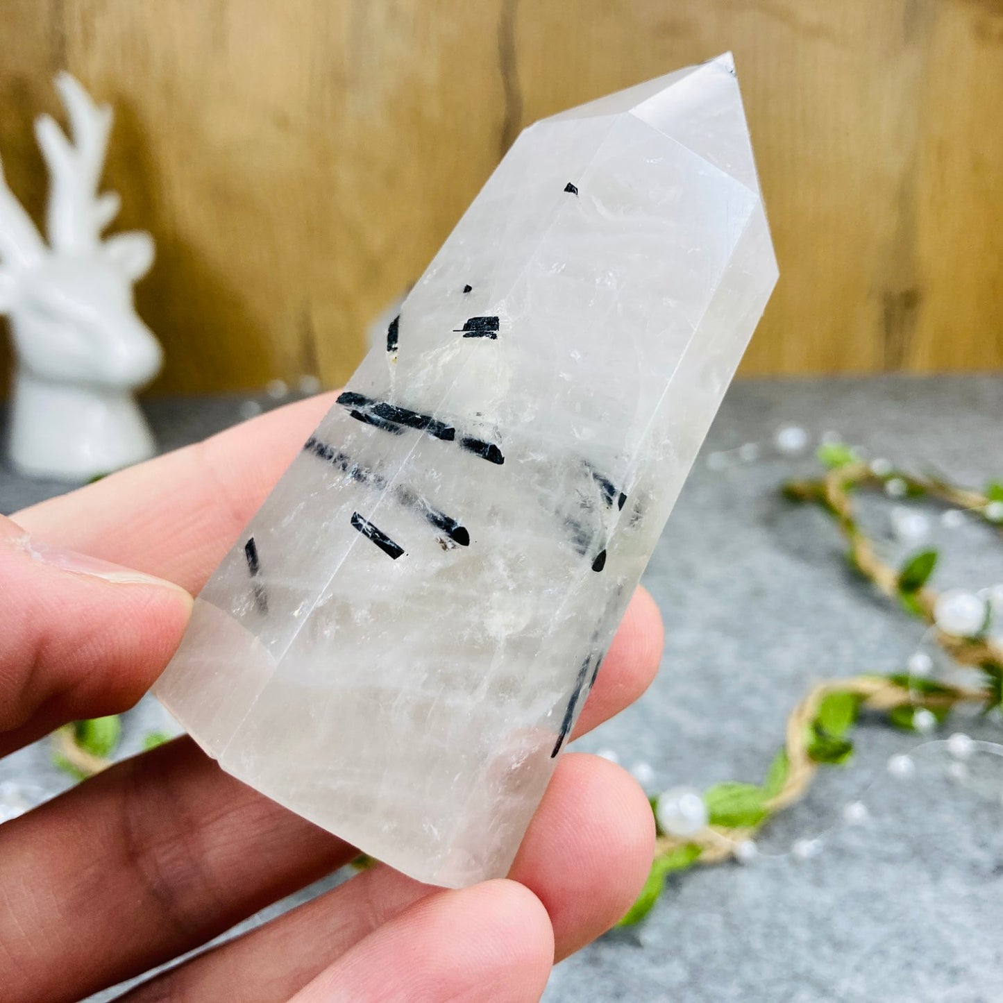 Tourmalinated Quartz - Tower