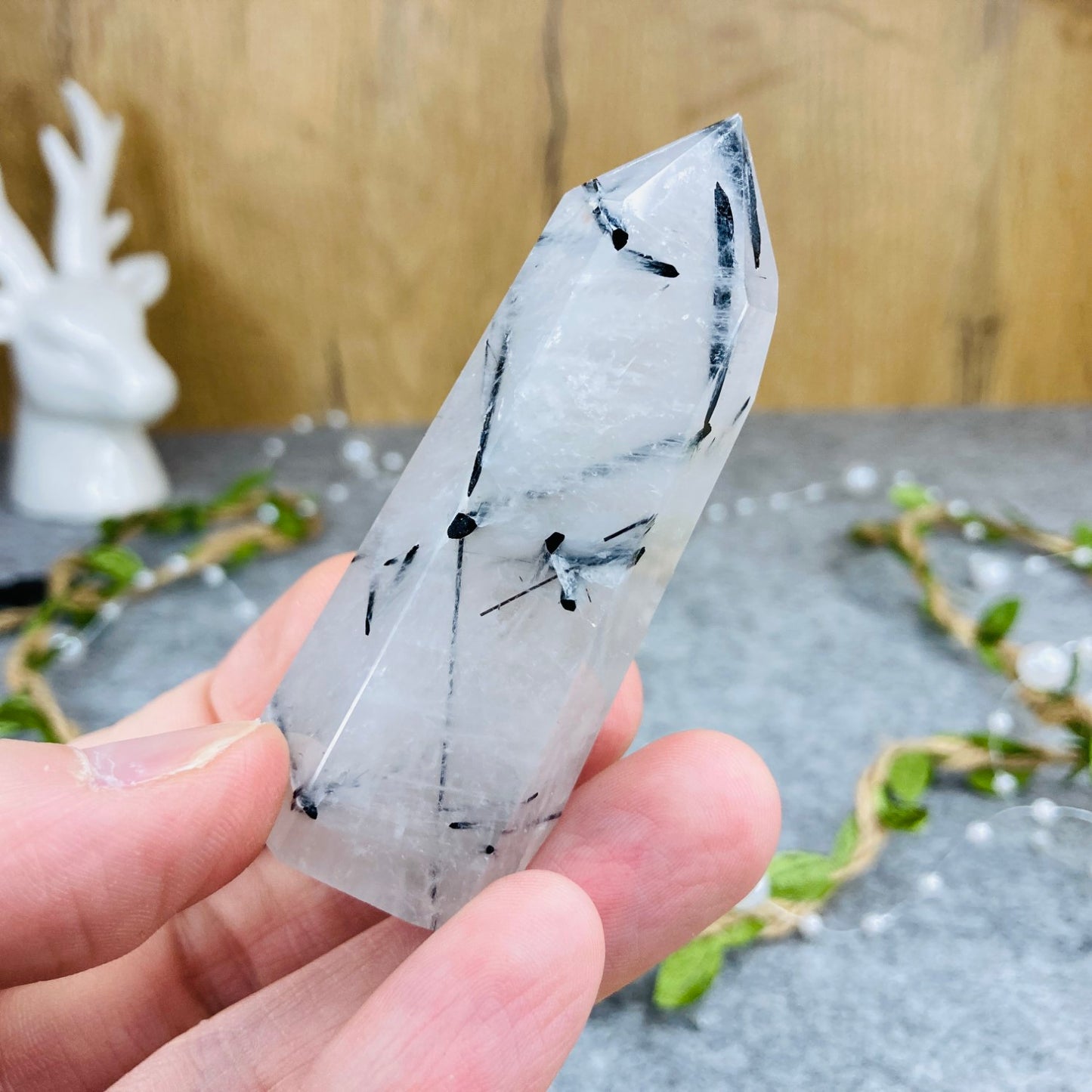 Tourmalinated Quartz - Tower