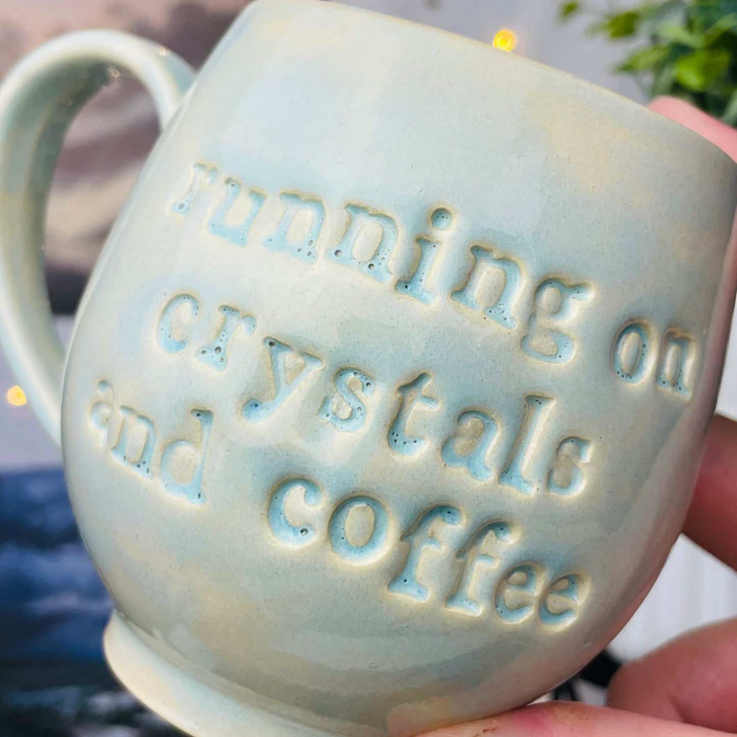 Mug - Running on Crystals and Coffee #02