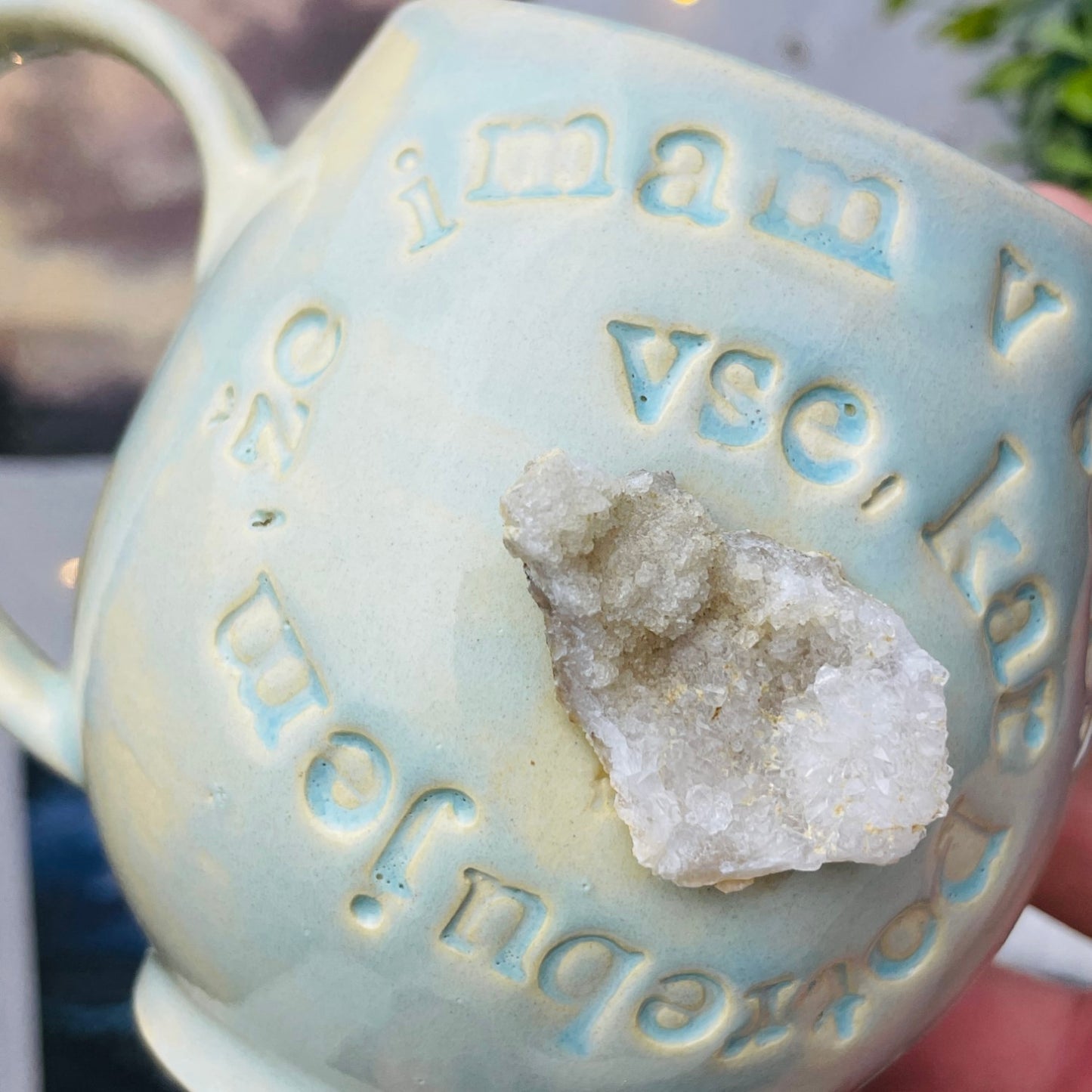 Affirmation mug - Vse, kar potrebujem, že imam v sebi #01