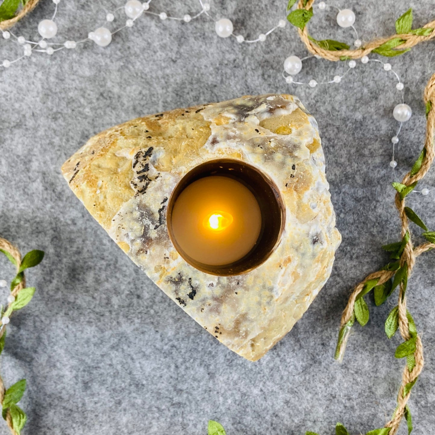 Agate - Candle Holder #05