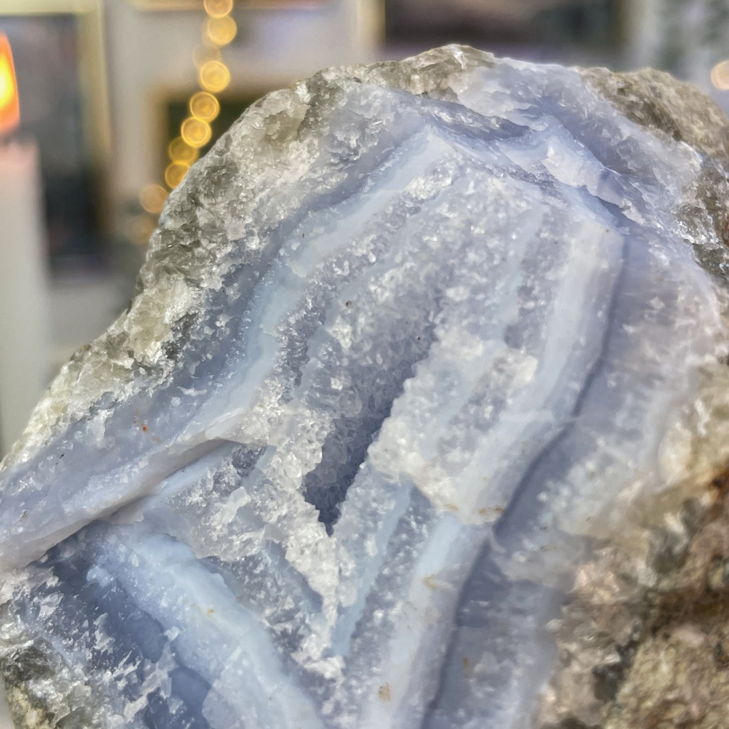 Blue Malawi Chalcedony #10