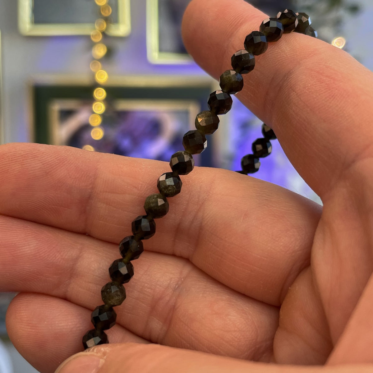 Golden Sheen Obsidian - Bracelet (4 mm)