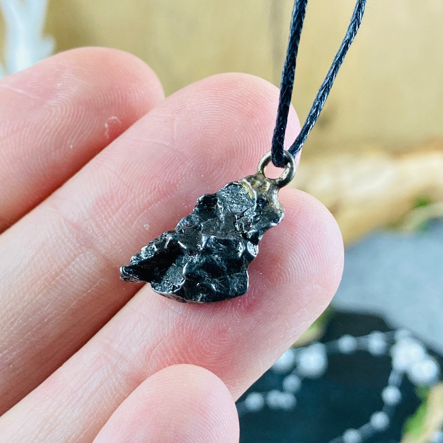 Campo del Cielo Meteorite - Necklace