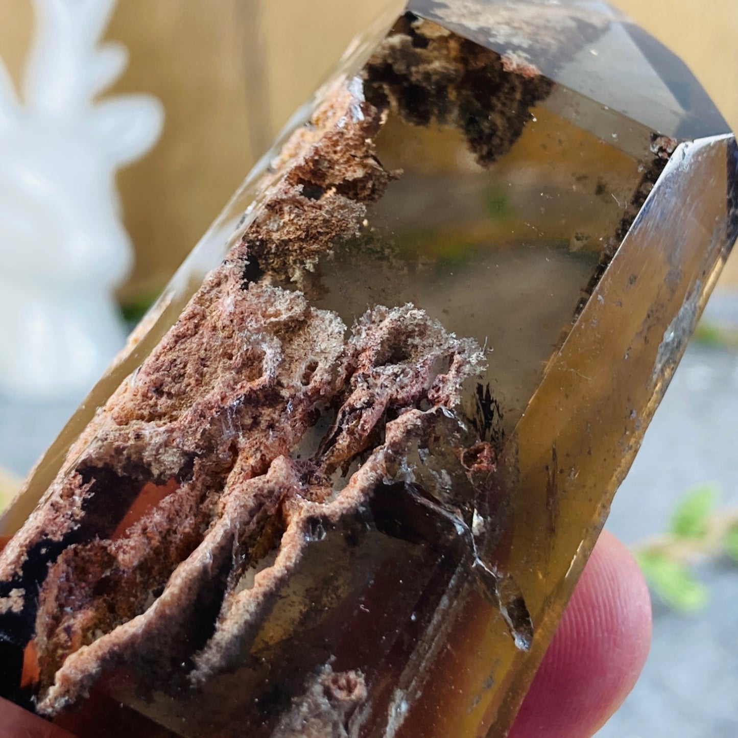 Smoky Garden Quartz - Tower