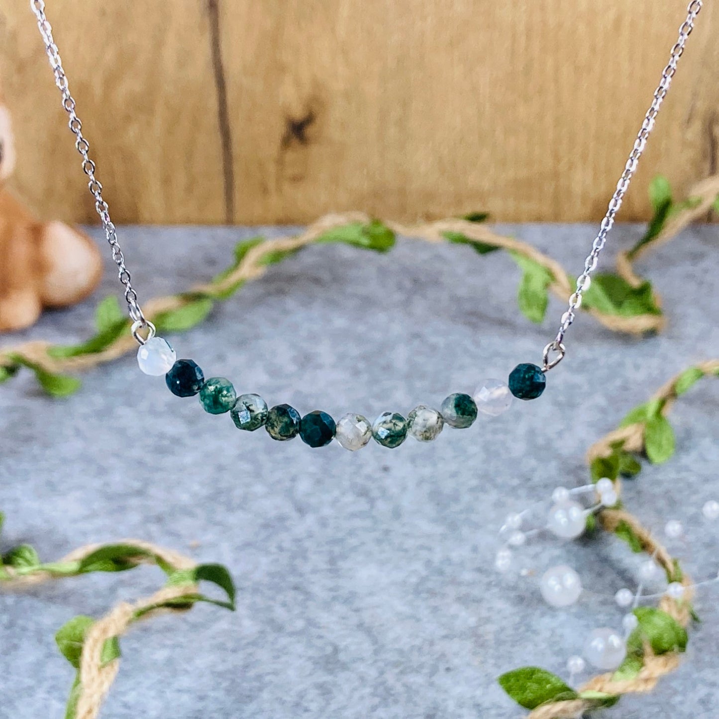 Moss Agate - Necklace