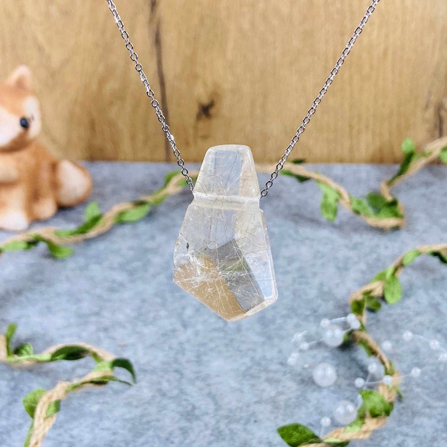 Rutilated Quartz - Necklace