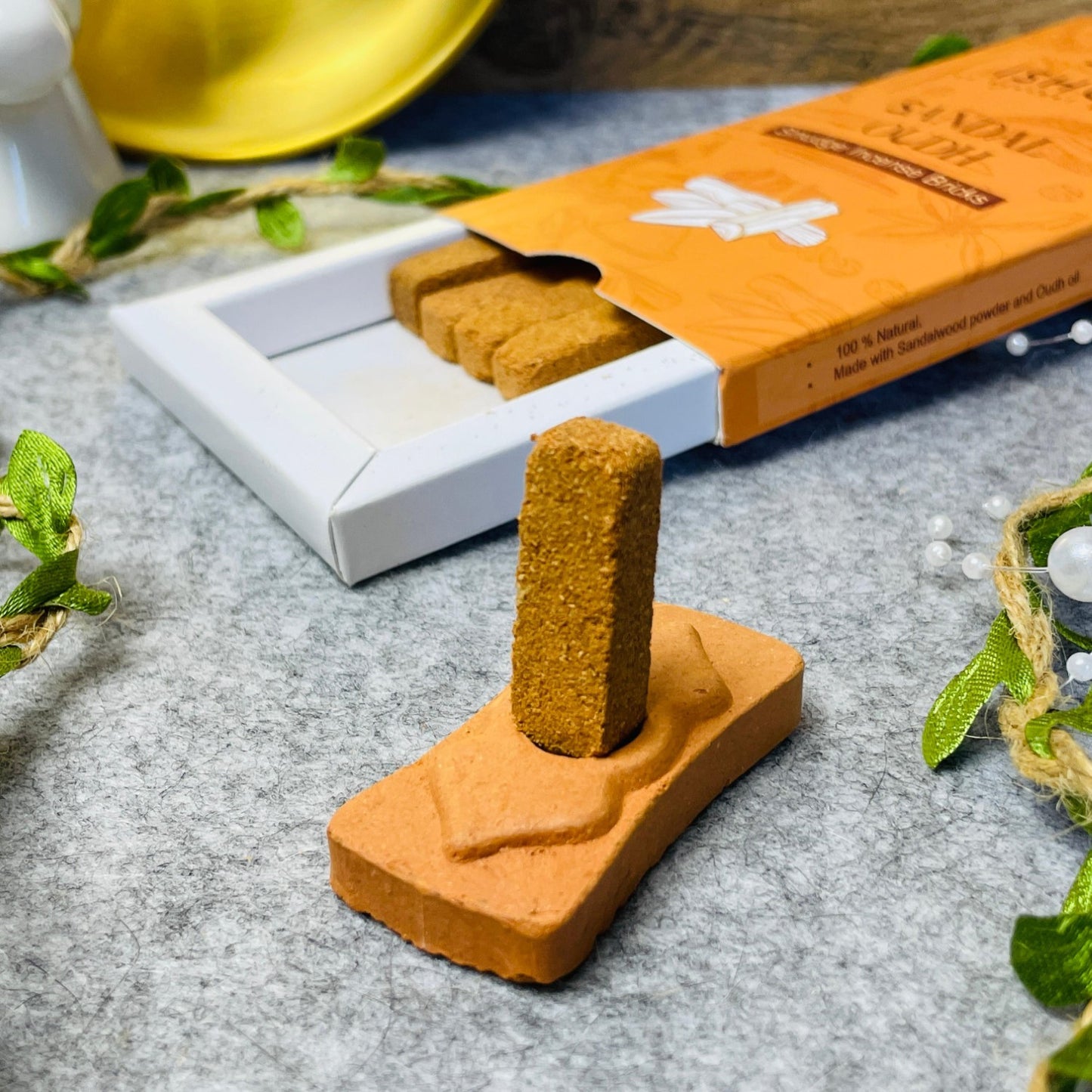 Sandal Oudh - Ishom Incense Bricks