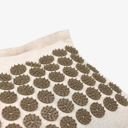 Acupressure Mat with Pillow and Bag - Natur