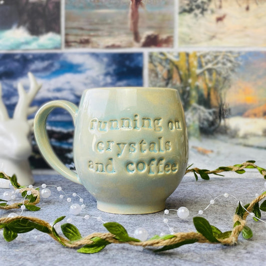 Mug - Running on Crystals and Coffee #02