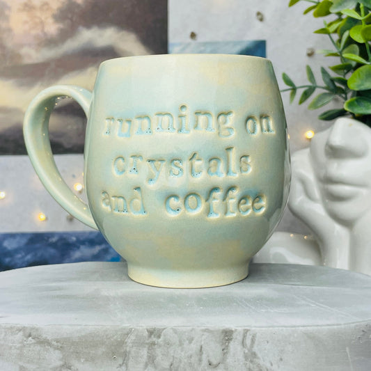 Mug - Running on Crystals and Coffee #02