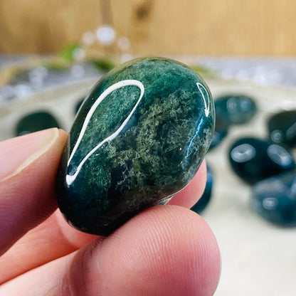 Moss Agate - Tumbled