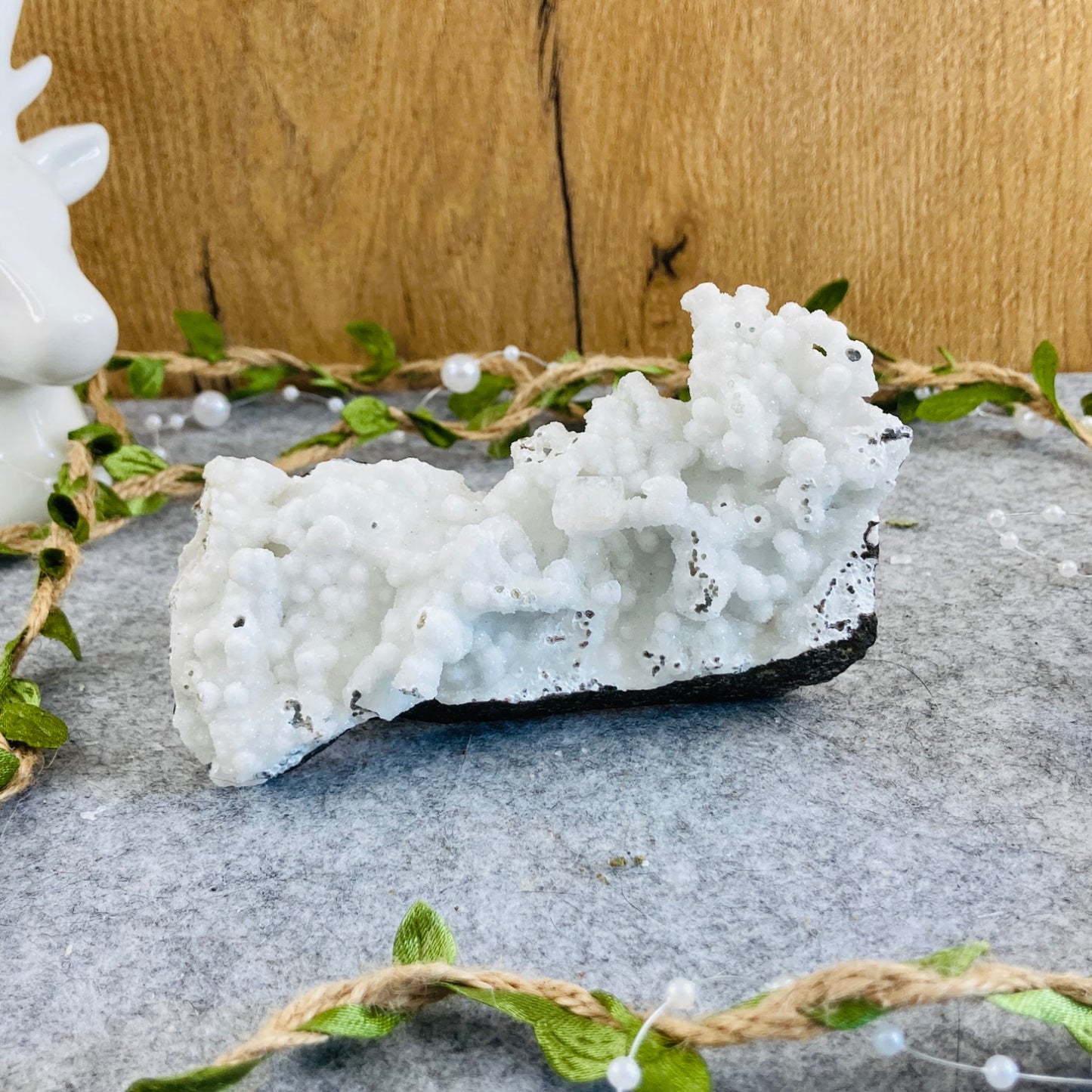 Chalcedony with Apophyllite