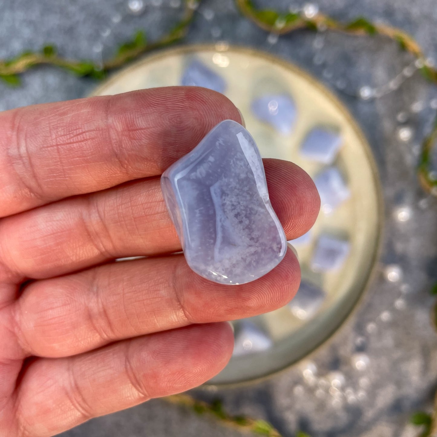 Chalcedony Malawi - Tumbled