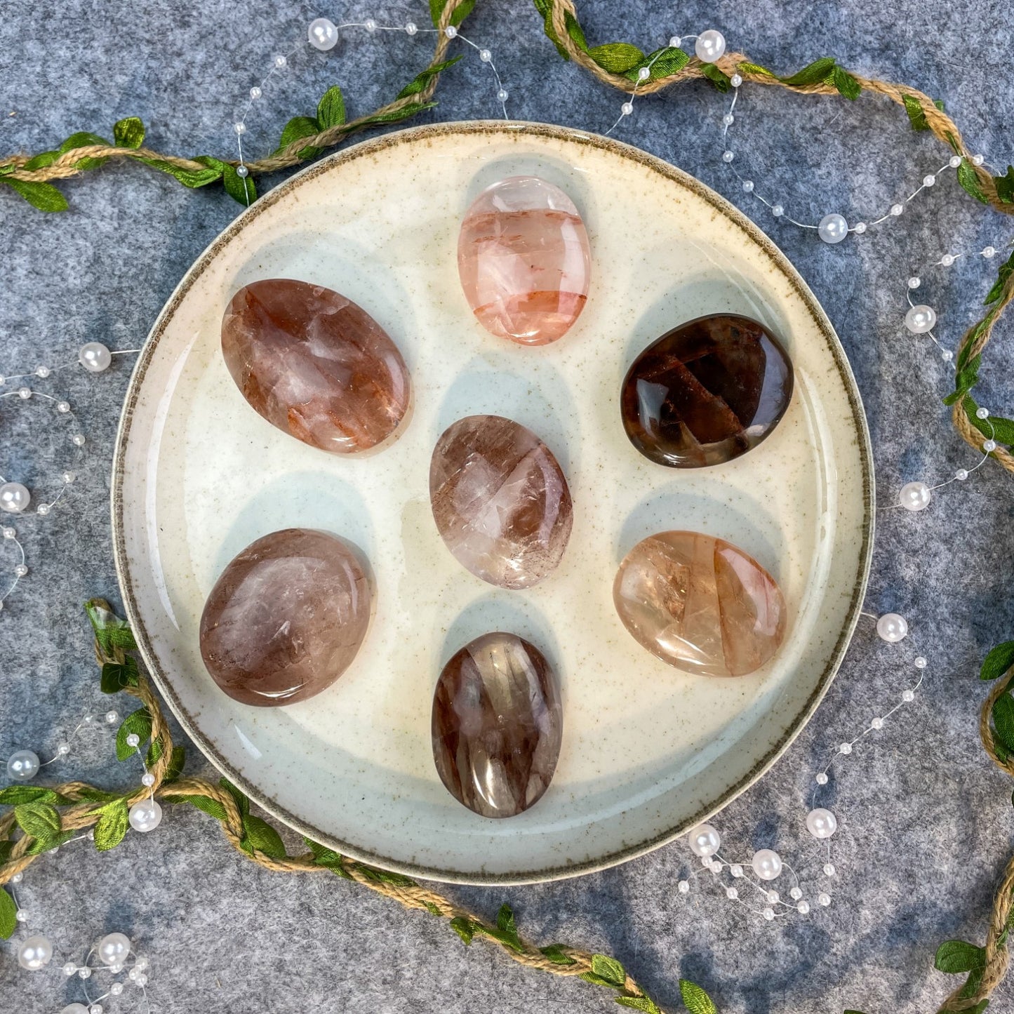 Hematoid Quartz - Palmstone