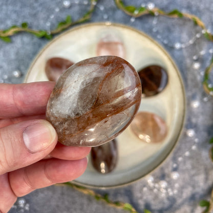 Hematoid Quartz - Palmstone