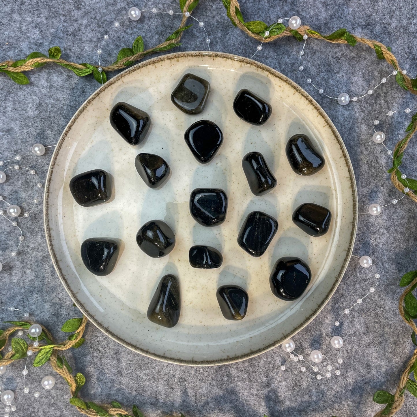 Golden Sheen Obsidian - Tumbled