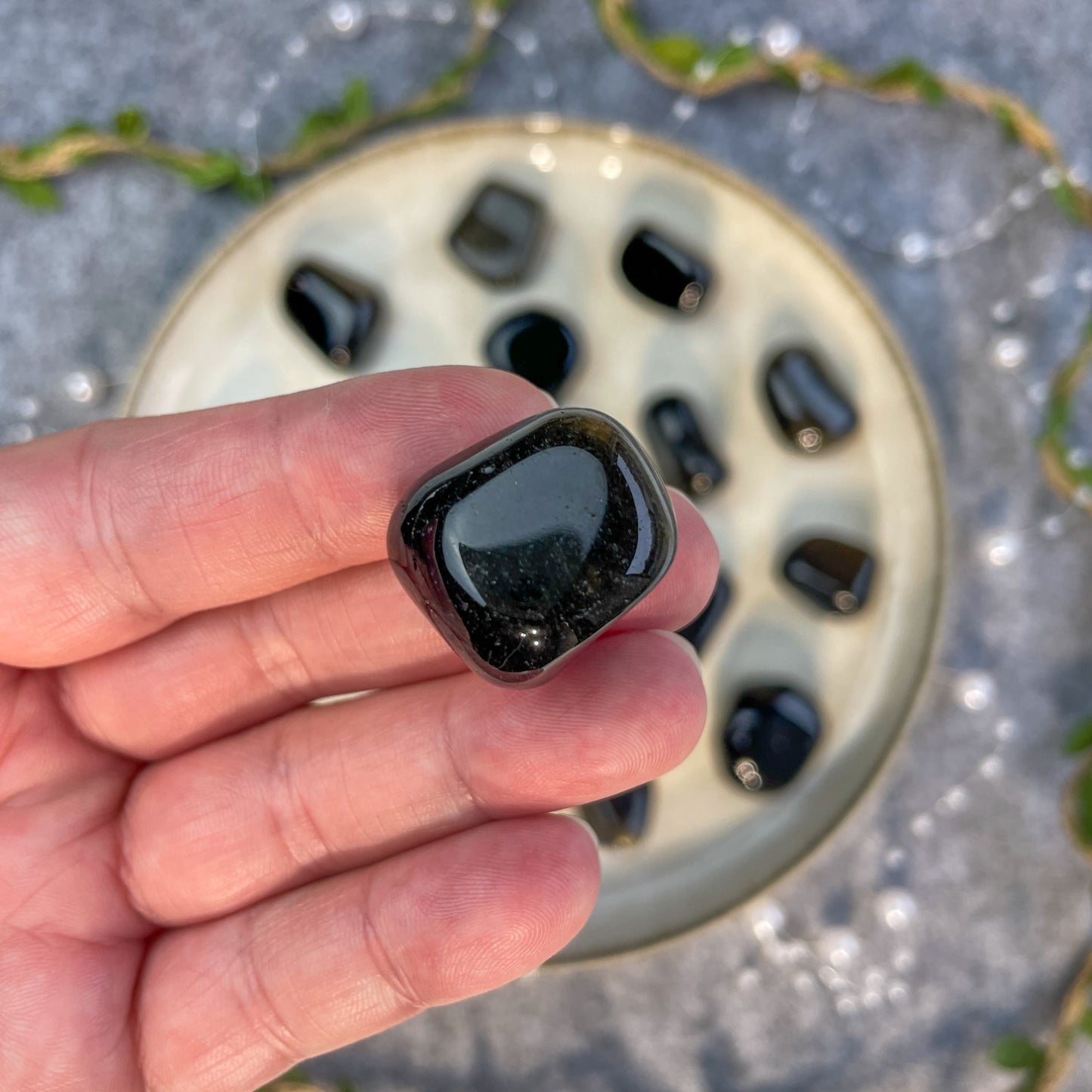 Golden Sheen Obsidian - Tumbled