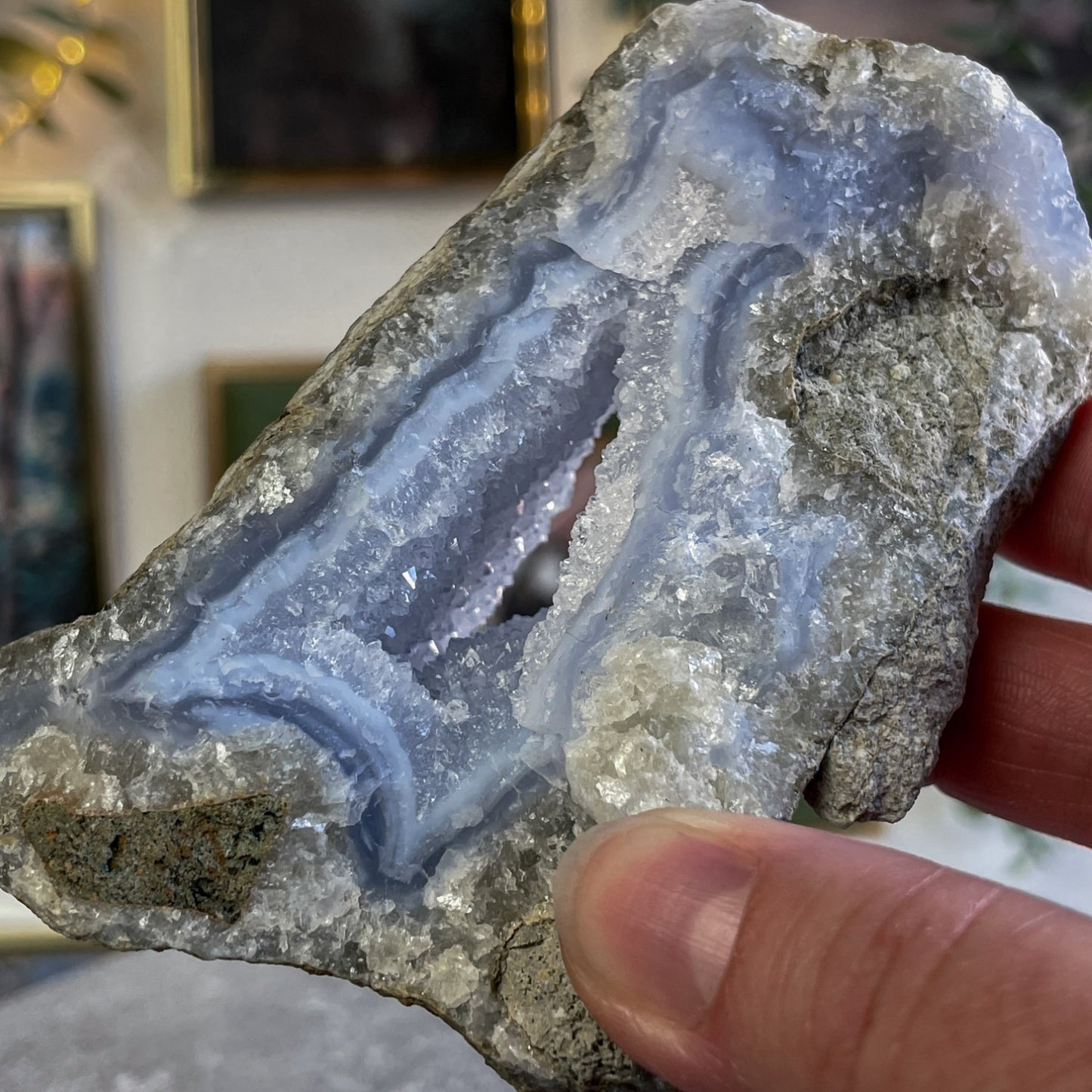 Blue Malawi Chalcedony #08