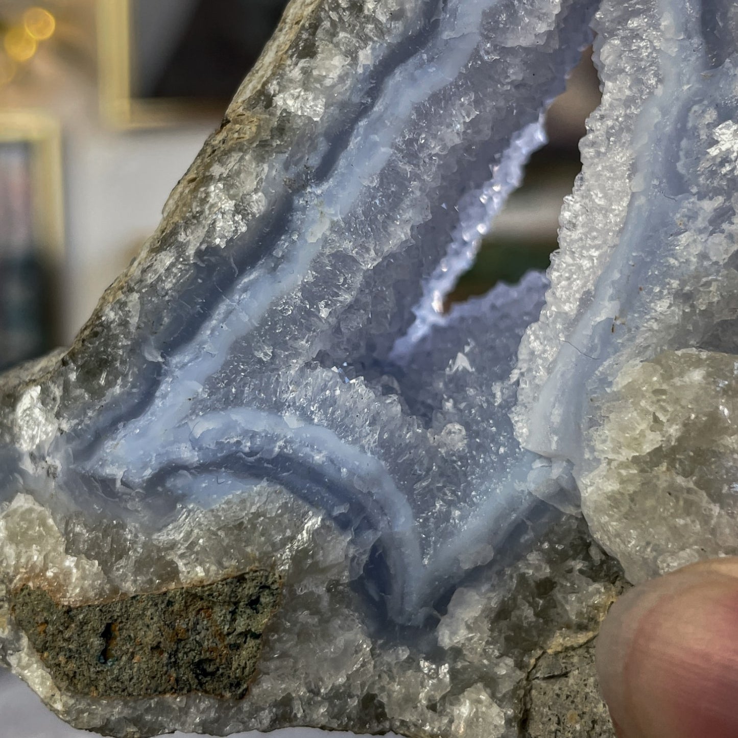 Blue Malawi Chalcedony #08