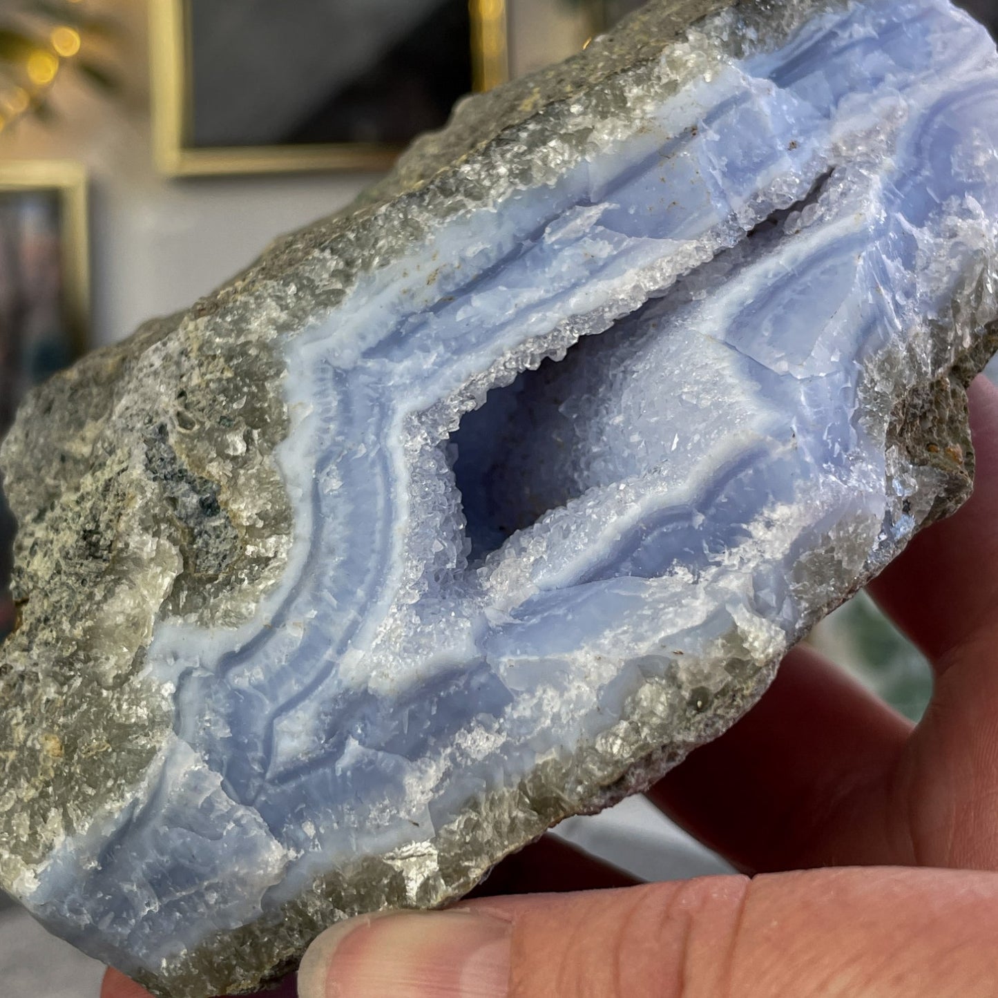 Blue Malawi Chalcedony #07