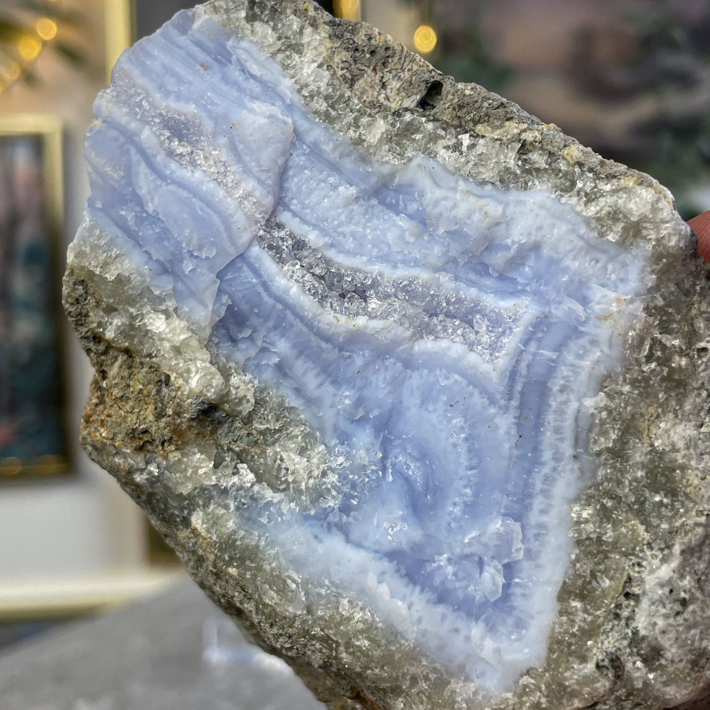 Blue Malawi Chalcedony #07