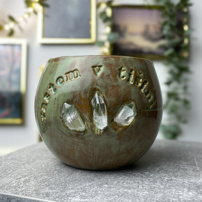 Affirmation mug - Rastem v tišini #01