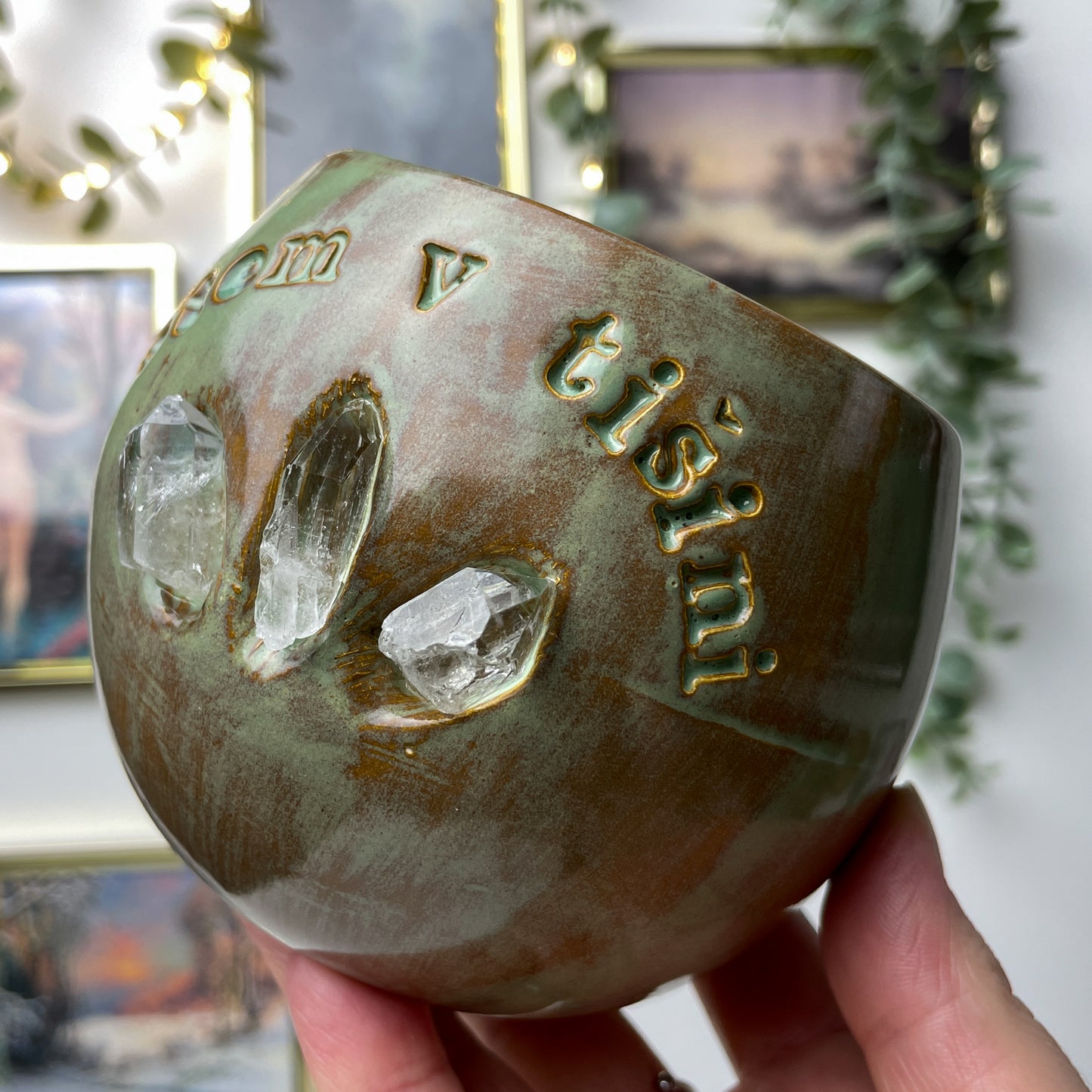 Affirmation mug - Rastem v tišini #01