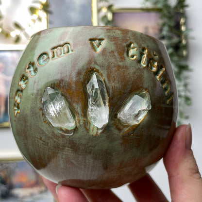 Affirmation mug - Rastem v tišini #01