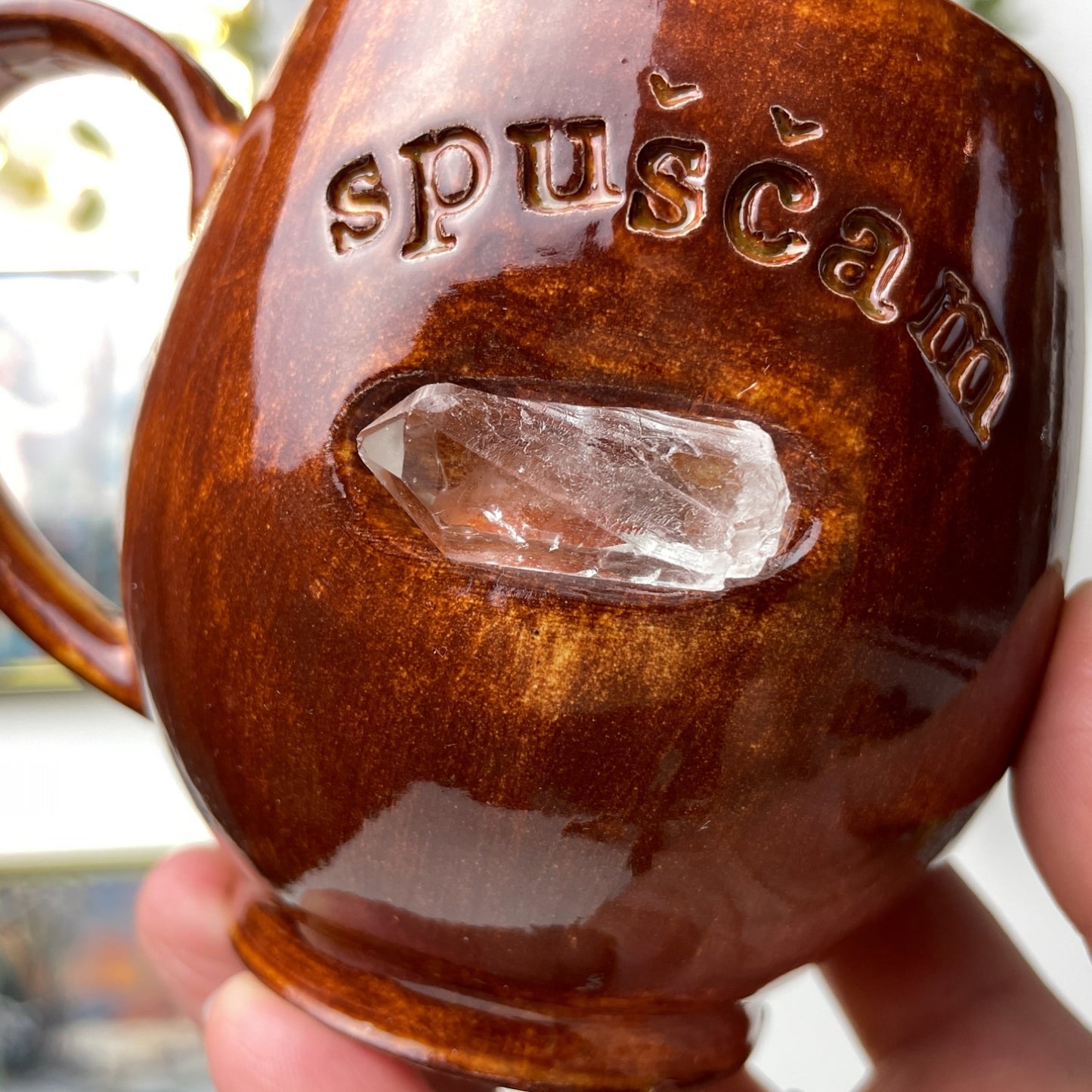 Affirmation mug - Spuščam #01