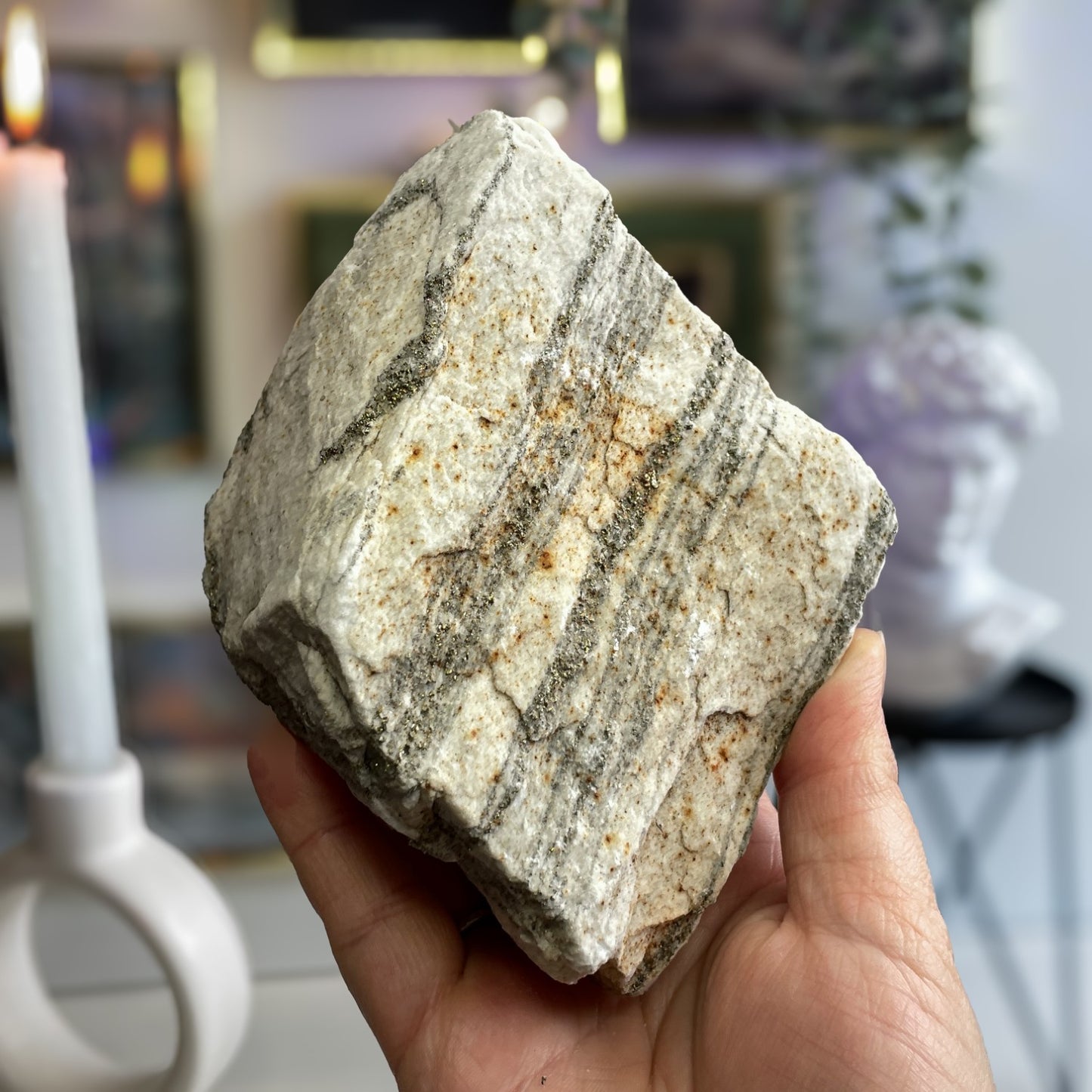 Sugar Dolomite with Pyrite Inclusions#02