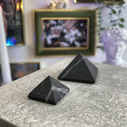 Shungite - Unpolished Pyramide
