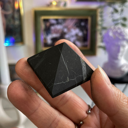 Shungite - Unpolished Pyramide