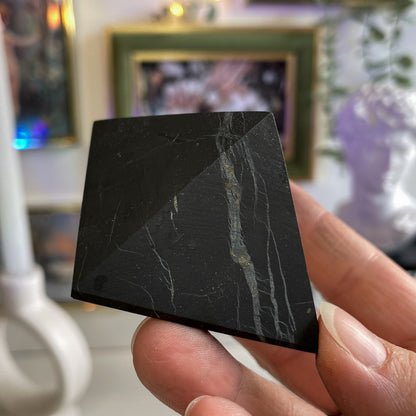 Shungite - Unpolished Pyramide