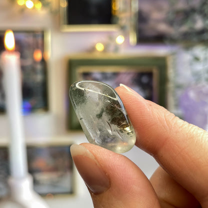 Phantom Quartz with Chloride - Tumbled
