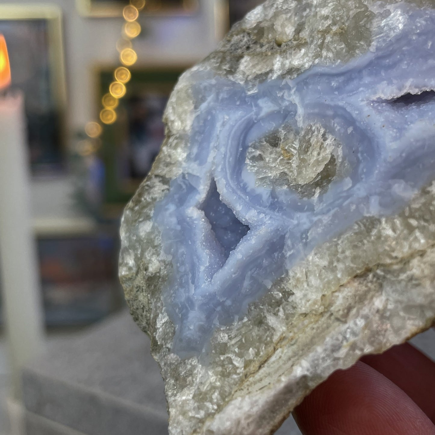 Blue Malawi Chalcedony #11