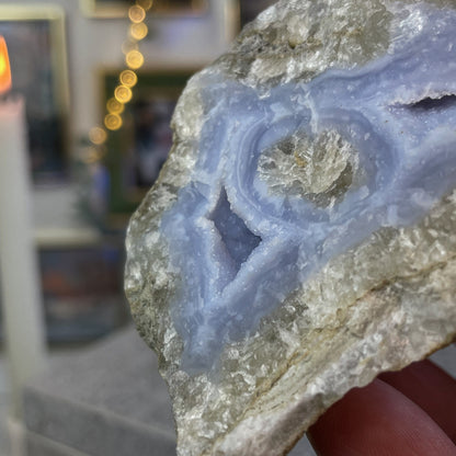 Blue Malawi Chalcedony #11