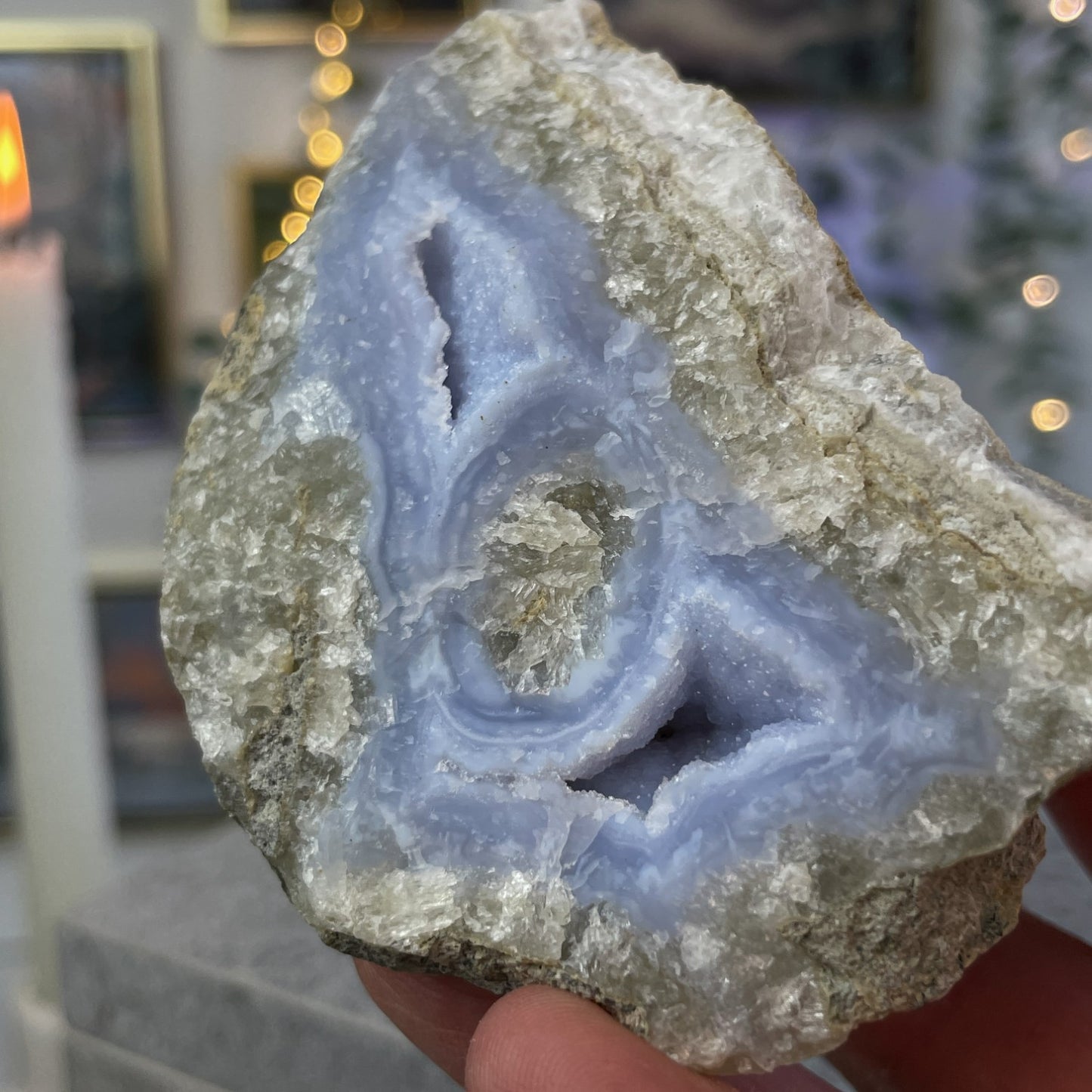 Blue Malawi Chalcedony #11
