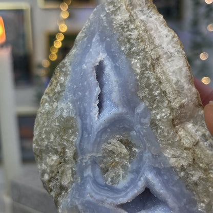 Blue Malawi Chalcedony #11