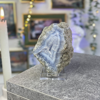 Blue Malawi Chalcedony #10