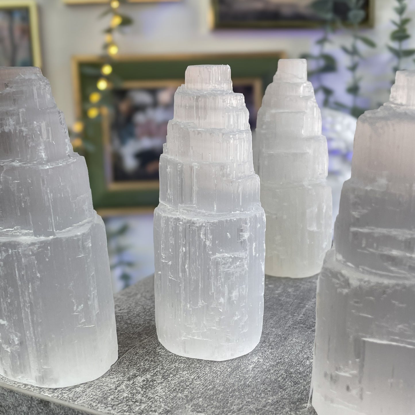 Selenite Tower - Medium