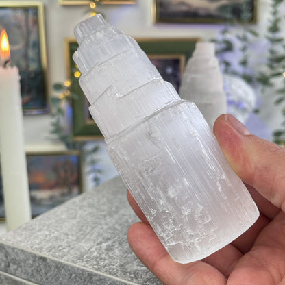 Selenite Tower - Medium