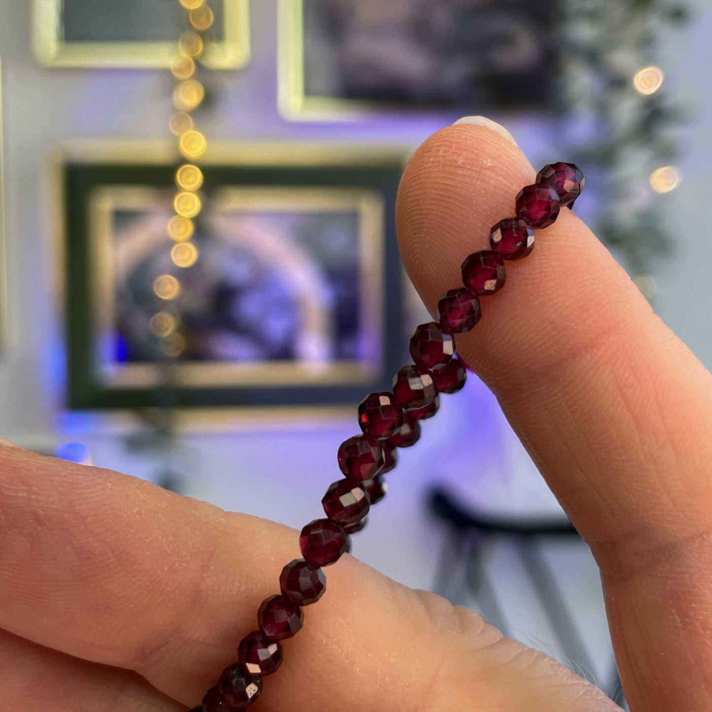 Garnet - Bracelet (4mm)
